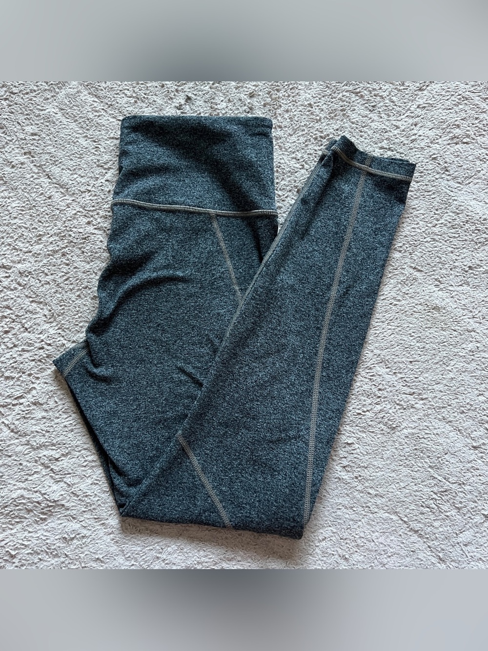 Athleta Salutation Slash Pocket Leggings Gym Sporty Minimalist Pilates Yoga Sz M